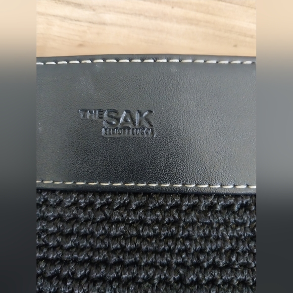 The Sak Black Crochet Shoulder Bag - Picture 2 of 6